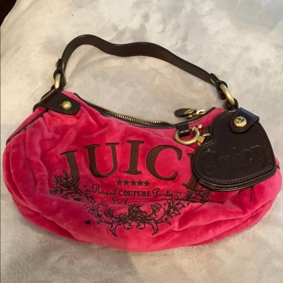 Vintage Y2K Juicy Couture Barrel Baguette Handbag - Picture 8 of 8